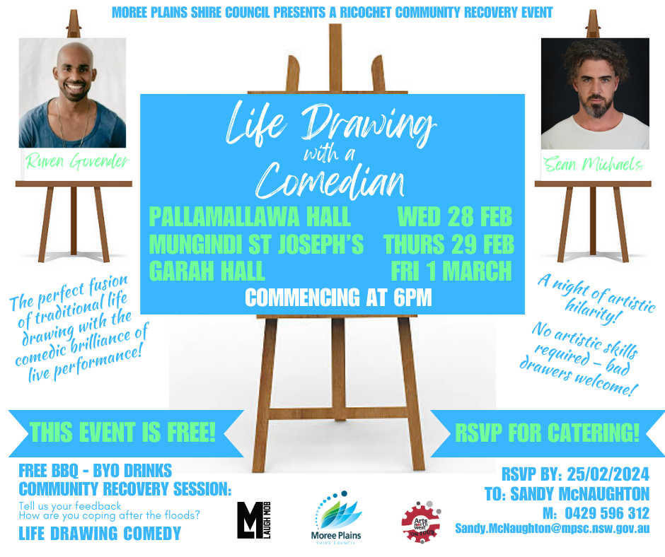 Life Drawing with a Comedian All Venues 