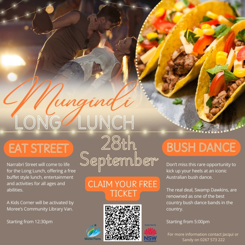 Mungindi Long Lunch and Bush Dancing 