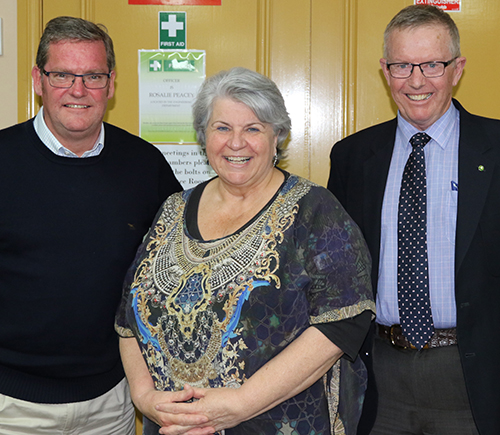 Federal Minister for Regional Development, The Hon. Dr John McVeigh, Moree Plains Shire Council Mayor Katrina Humphries, Federal Member for Parkes The Hon. Mark Coulton