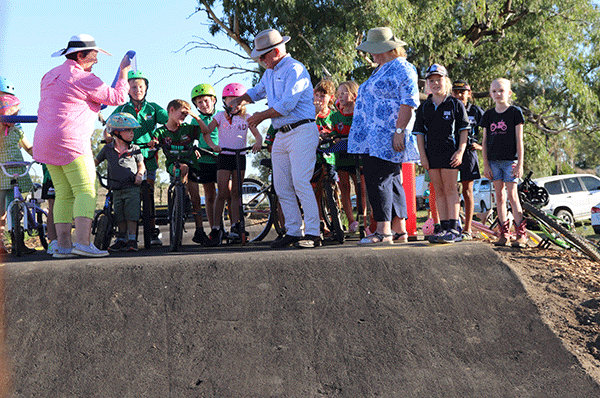 The Mungindi Bike Track is officially open 