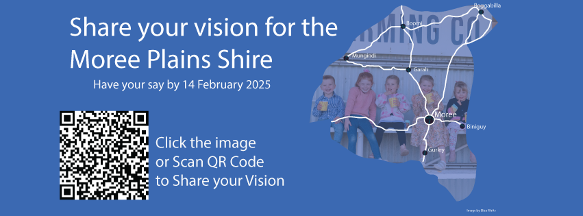 Share your Vision for the Moree Plains by participating in the online survey