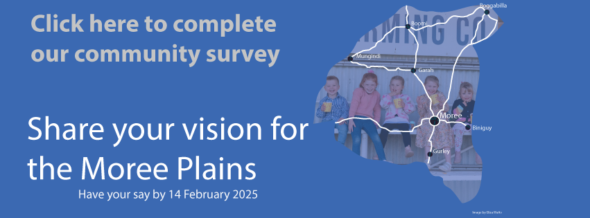 Share your Vision for the Moree Plains by participating in the online survey