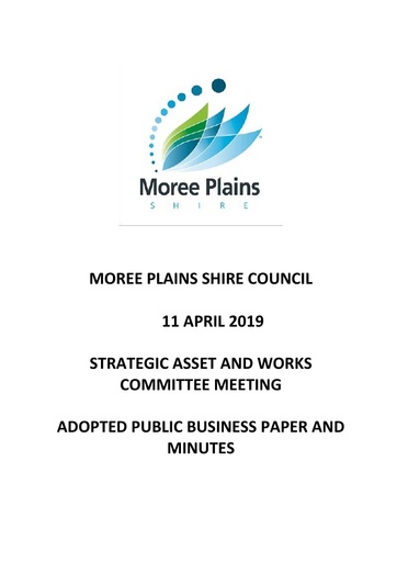 Adopted Minutes  Public Business Paper Strategic Asset and Works Committee Meeting 11 April 2019