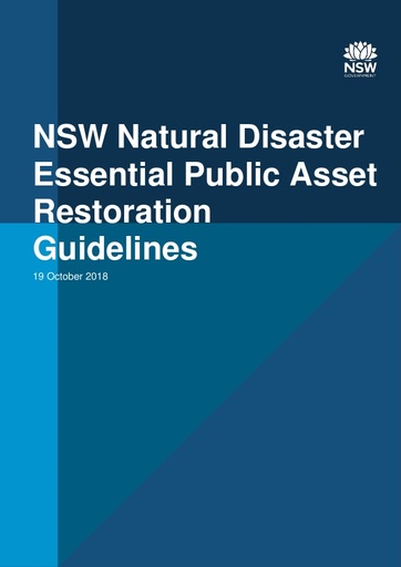 Report 6 Attachment 7   Disater Funding    DOC046154 NSW Essential Public Asset Restoration Guidelines 2019 01 24