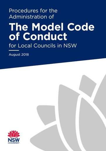 2018 Model Code of Conduct Procedures