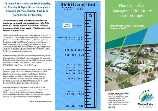 2017  Floodplain Brochure