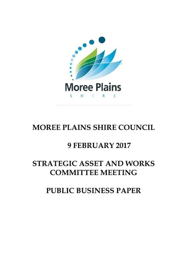 Public Business Paper  Works Committee Meeting 9 February 2017