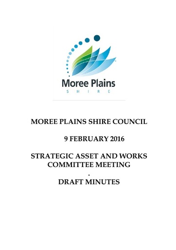 Council Committee Meeting   Strategic Asset and Works   Draft Minutes 9 February 2017