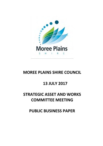 Public Business Paper Strategic Asset and Works Committee Meeting 13 July 2017 reduced