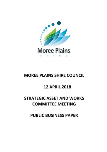 Public Business Paper Strategic Asset and Works Committee Meeting 12 Apr